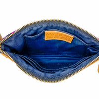 GIGI WRISTLET BAG - VINTAGE HUIPIL 1004 (HUIPIL FRONT LEATHER BACK)